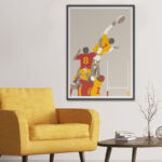 Affiche conceptuelle avec touche de rugby par i-Art, image galerie 2.