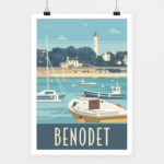Poster Bénodet rétro