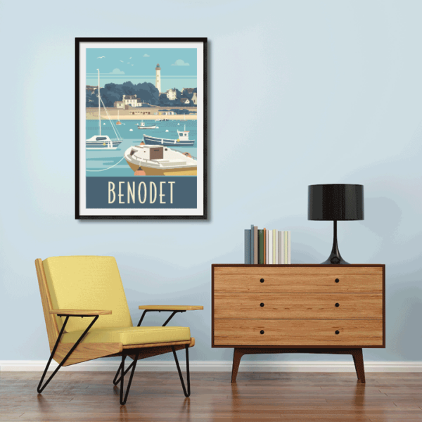 Poster Bénodet rétro – Image 3
