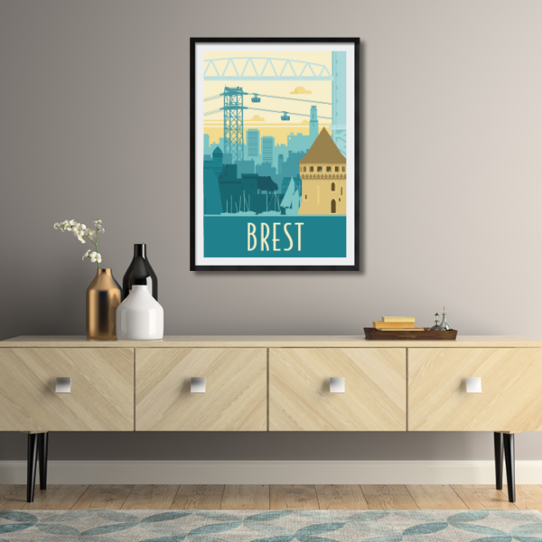 Poster Brest rétro – Image 3
