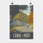Poster Canal du Midi