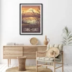 Affiche Canet L'étang | Brun – Image 3