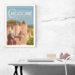 Poster Carcassonne médiévale – Image 2