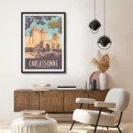 Poster Carcassonne Porte Narbonnaise – Image 2
