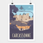 Poster Carcassonne la cité