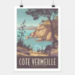 Poster Côte Vermeille