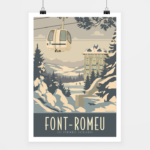 Poster Font-Romeu Hiver