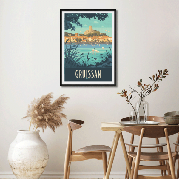 Poster Gruissan Le village – Image 3