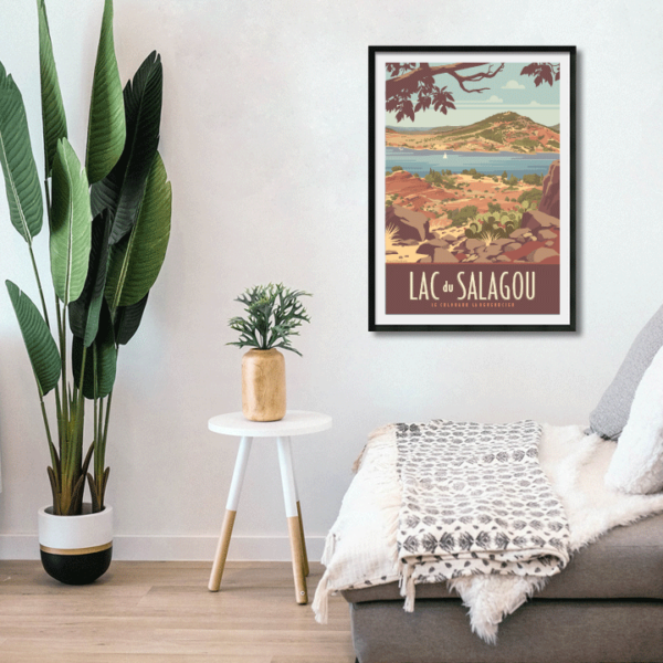 Poster Lac du Salagou – Image 3