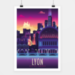 Poster Lyon lumière