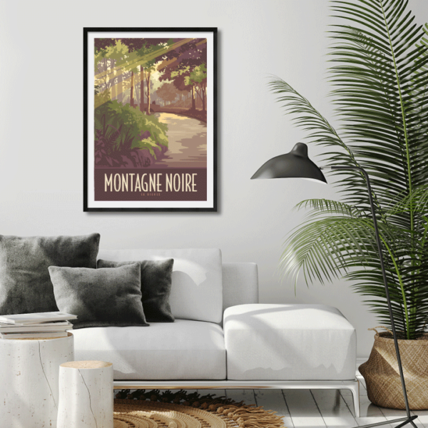 Poster Montagne Noire La rigole | Prune – Image 3