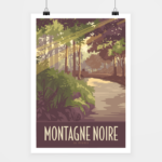 Poster Montagne Noire La rigole | Prune