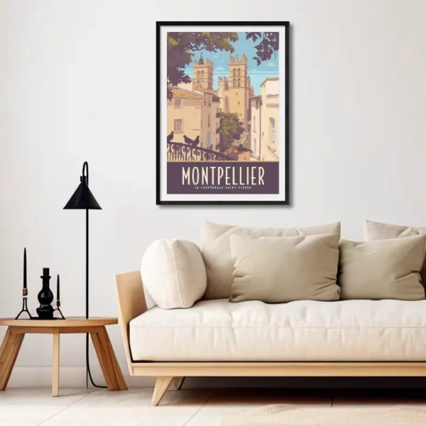 Poster Montpellier Cathédrale – Image 3