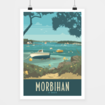 Poster Morbihan le golfe | Bateaux