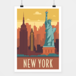 Poster New York rétro