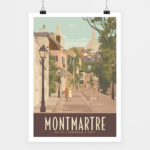 Poster Paris Montmartre