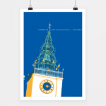 Minimalist Travel Poster of Perpignan Saint-Jean by i-Art