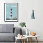 Poster Phare de Chassiron fond bleu – Image 3