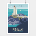 Poster Plouzané le phare