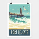 Poster Port Leucate Le Ponton