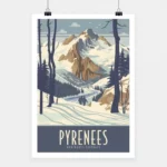 Poster Pyrénées