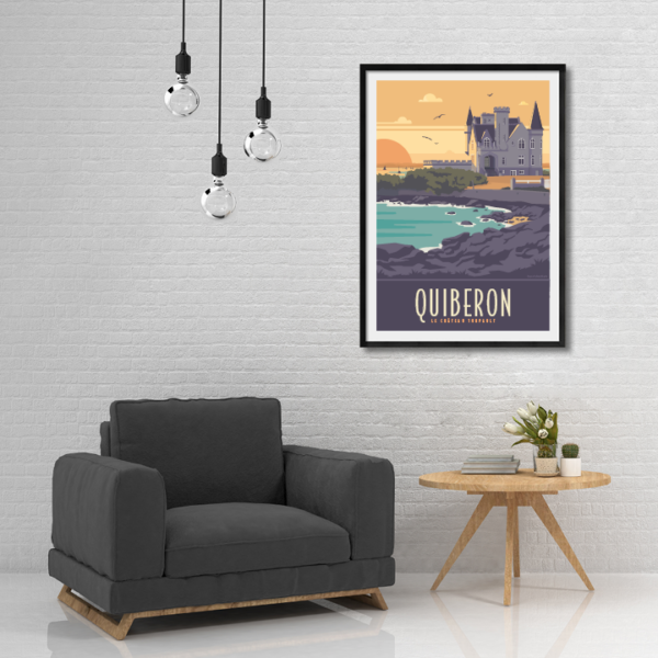 Poster Quiberon le château | Crépuscule – Image 3