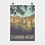 Poster St Guilhem le Désert