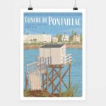 Poster Royan - Conche de pontaillac