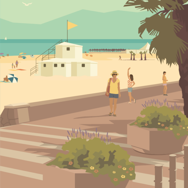 Poster Canet plage – Image 2