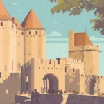 Poster Carcassonne Porte Narbonnaise – Image 3