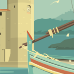 Poster Collioure rétro – Image 2
