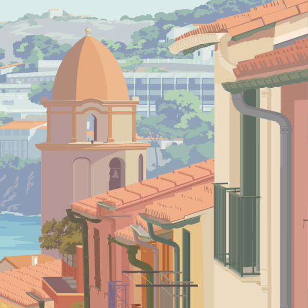 Poster Collioure Le village – Image 2