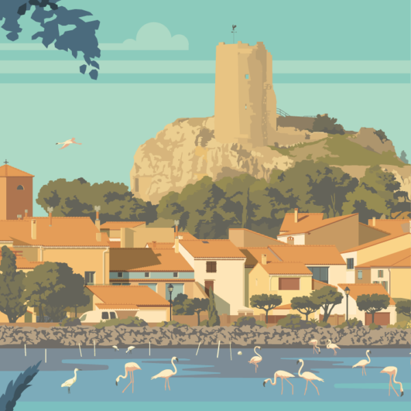 Poster Gruissan Le village – Image 2