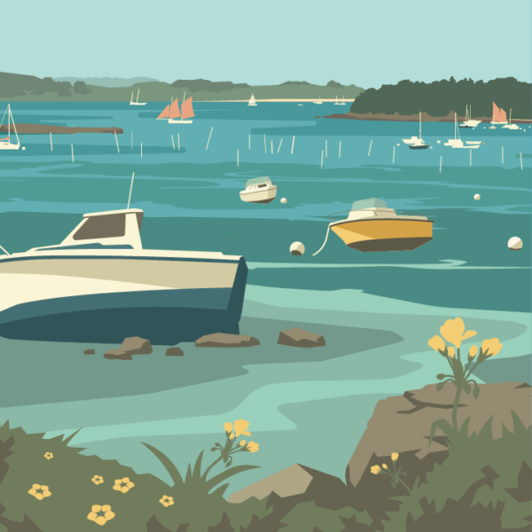 Poster Morbihan le golfe | Bateaux – Image 2