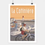 Poster Oléron La Cotinière | Le Port de pêche Artisanale
