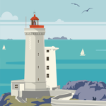 Poster Plouzané le phare – Image 2