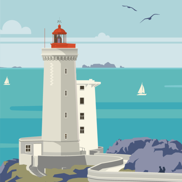 Poster Plouzané le phare – Image 2