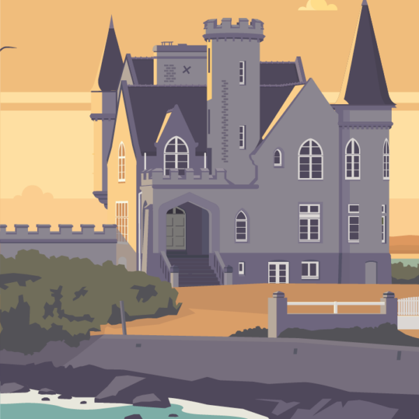 Poster Quiberon le château | Crépuscule – Image 2