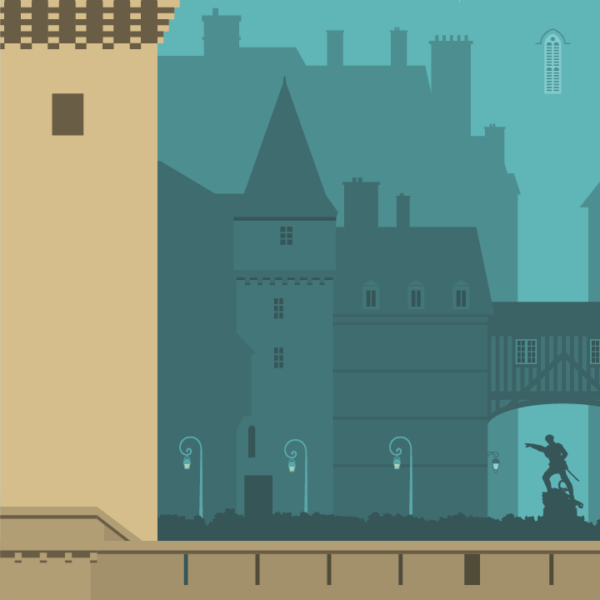 Poster Saint-Malo rétro – Image 2