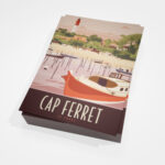 25 Cartes postales Cap Ferret rose A6