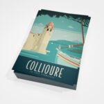 25 Cartes postales Collioure rétro A6