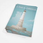 25 Cartes postales Cordouan bleu A5