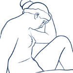 Gros plan sur le poster La méditerranéenne de Maillol de i-Art.