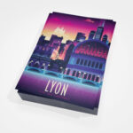 25 Cartes postales Lyon lumière A6