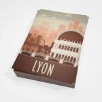 25 Cartes postales Lyon retro A6