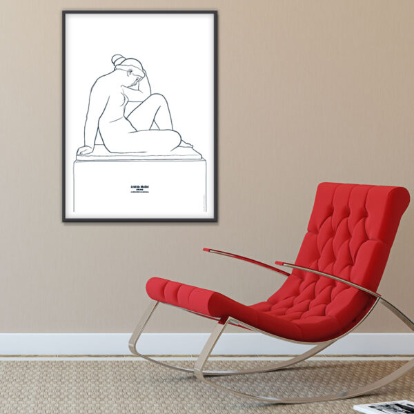 Méditerranéenne de Maillol poster from i-Art, abstract design.
