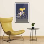 Vintage Tour de France jerseys poster from i-Art collection
