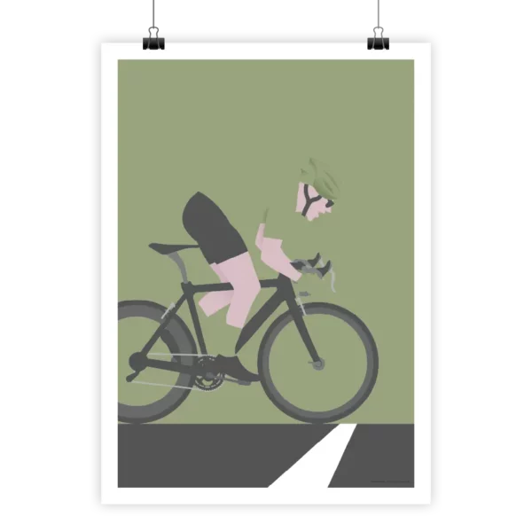Vintage Poster Maillots du Tour de France by i-Art, minimal design.
