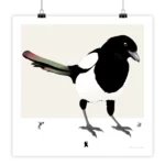 Surréaliste art poster featuring Pie minimaliste by i-Art.