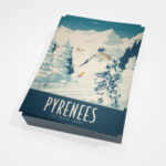 25 Cartes postales Pyrénées - Train jaune A5